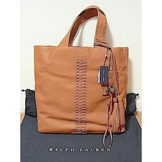 ラルフローレン(Ralph Lauren)のRALPH LAUREN 【USED/未使用】 レザー トート バッグ ★牛革(トートバッグ)