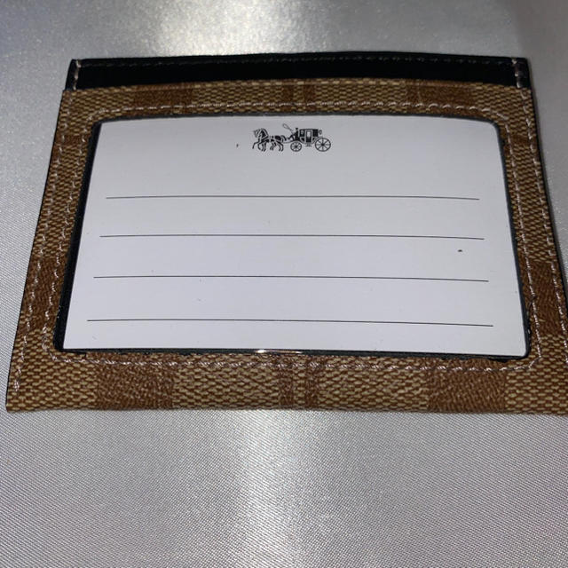 COACH(コーチ)の【新品 未使用】コーチ カードケース 定期入れ 名刺入れ メンズのファッション小物(名刺入れ/定期入れ)の商品写真