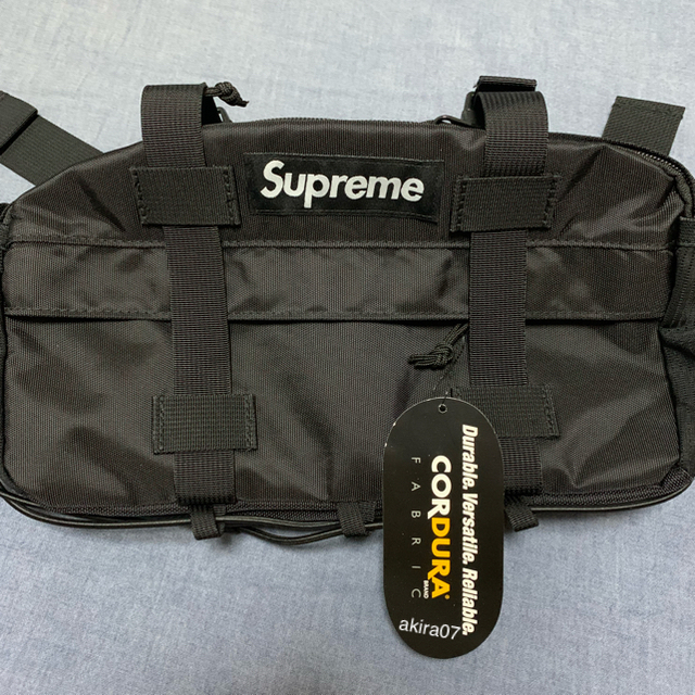 Supreme(シュプリーム)のSUPREMEシュプリーム 19fw Waist Bag ウエストバッグ 黒 メンズのバッグ(ボディーバッグ)の商品写真