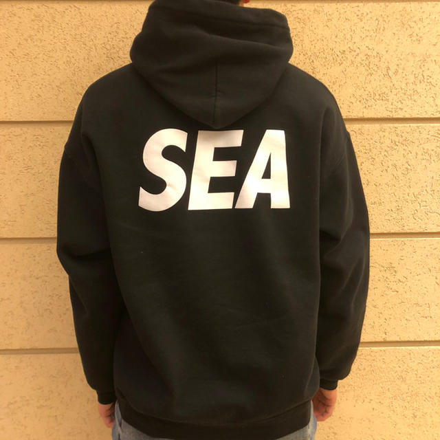 SEA - wind and sea パーカー Mの通販 by 株式会社藤原とうふ店｜シー ...