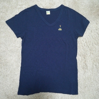 ロキシー(Roxy)の【美品】ROXY Vネックティシャツ tee(Tシャツ(半袖/袖なし))
