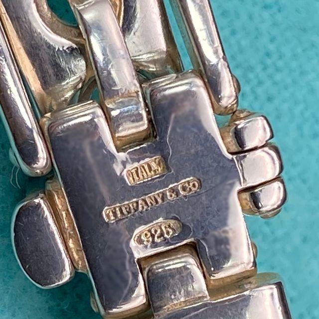 Tiffany & Co.(ティファニー)の希少 美品 ティファニー ゴールド Tロゴ ベルト ブレス EA28 メンズのアクセサリー(ブレスレット)の商品写真