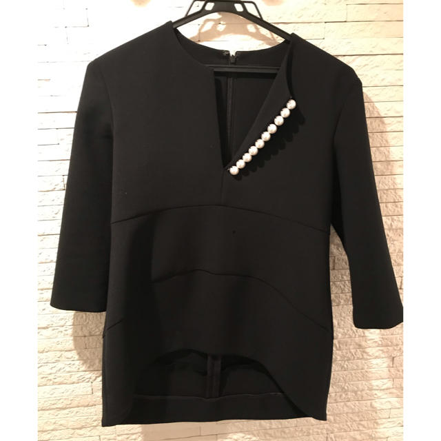 BARNEYS NEW YORK(バーニーズニューヨーク)の【美品】yoko chan パール　ブラウス レディースのトップス(シャツ/ブラウス(長袖/七分))の商品写真