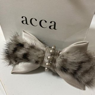 アッカ(acca)のacca ミンクリボンバレッタ❤︎(バレッタ/ヘアクリップ)