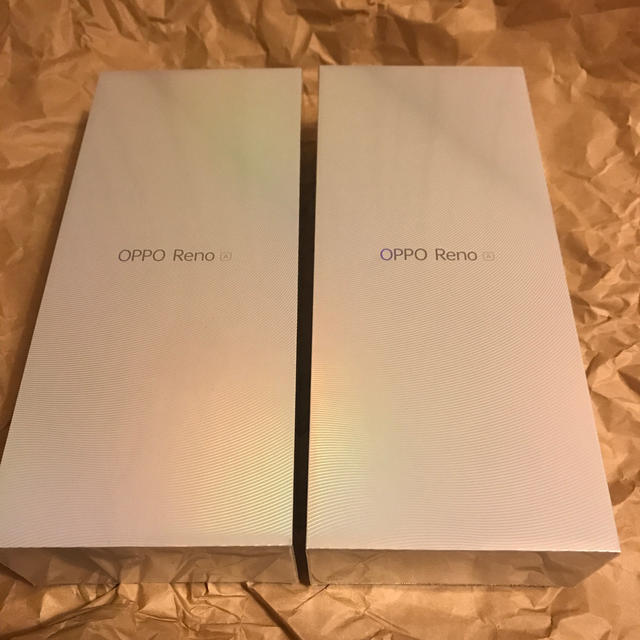 OPPO SIMフリースマートフォン Reno A ブルー　2台