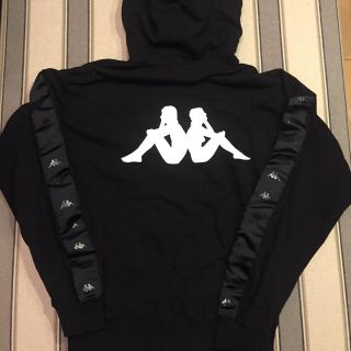 カッパ(Kappa)のKappa BLACK hoodie『最終値下げ』(パーカー)