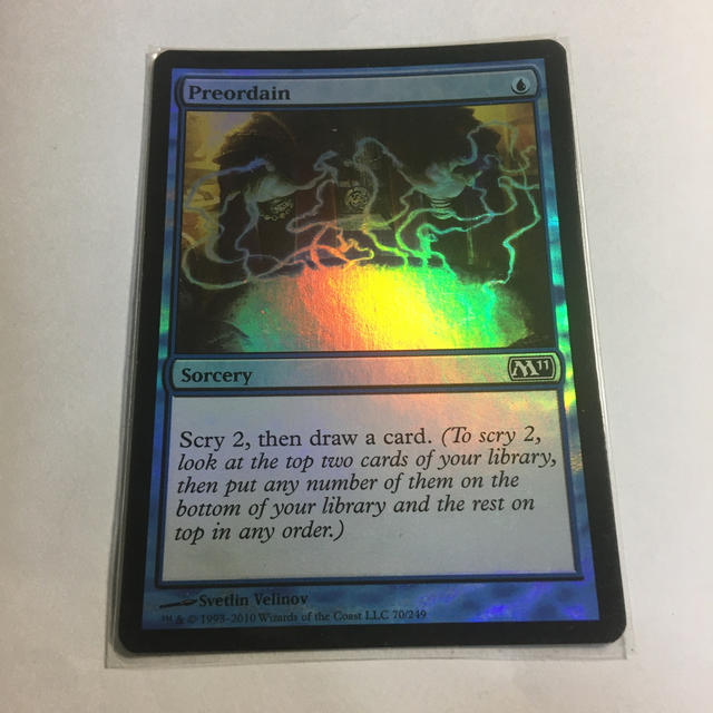 MTG  定業　M11  foil  英語版