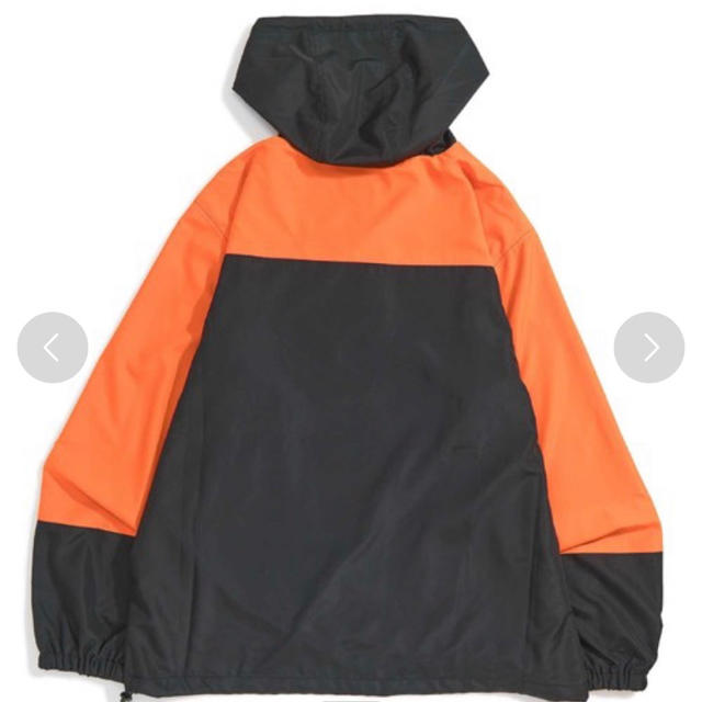 XLARGE(エクストララージ)の【虎太郎様】XLARGE オレンジかわいいシャカシャカジャケット メンズのジャケット/アウター(ナイロンジャケット)の商品写真