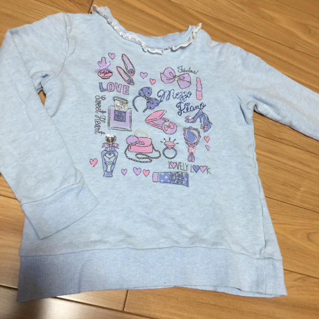 mezzo piano(メゾピアノ)のお値下げ！メゾピアノ  mezzo piano 120cm  キッズ/ベビー/マタニティのキッズ服女の子用(90cm~)(Tシャツ/カットソー)の商品写真