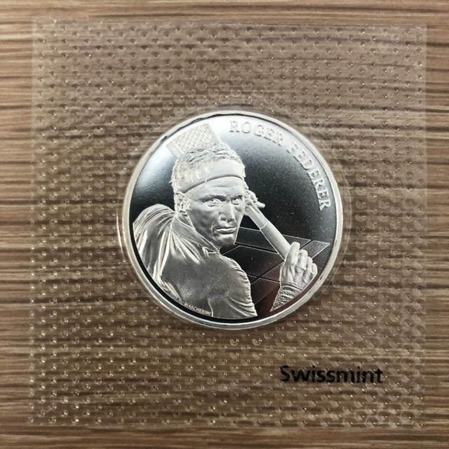 海外ファッションブランド通販サイト【公式】 ロジャー・フェデラー 記念 coin Federer 銀貨／Roger コイン 記念グッズ