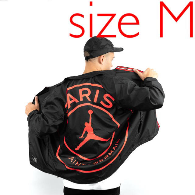 M PSG JORDAN コーチジャケット ジョーダン CoachJacket - ナイロン ...