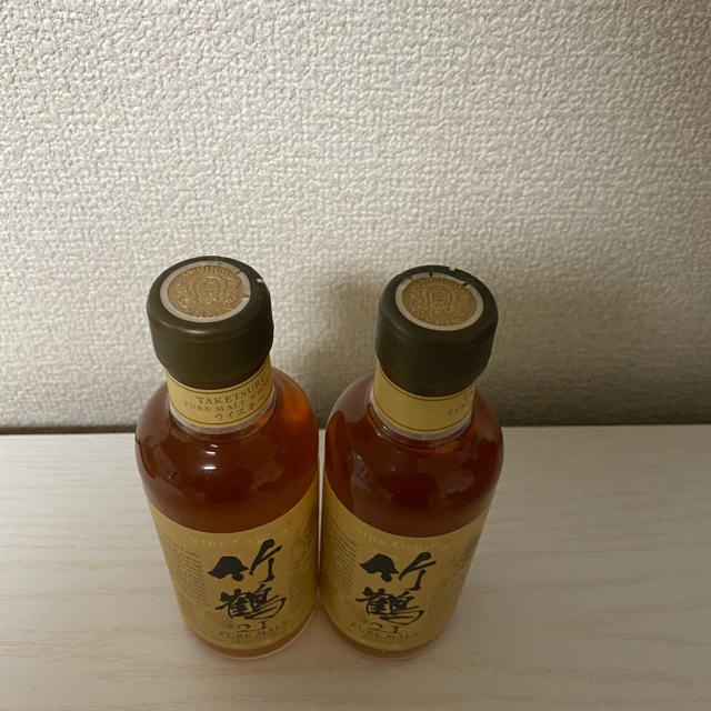 竹鶴21年 ミニボトル180ml 2本セットの通販 by okt's shop｜ラクマ