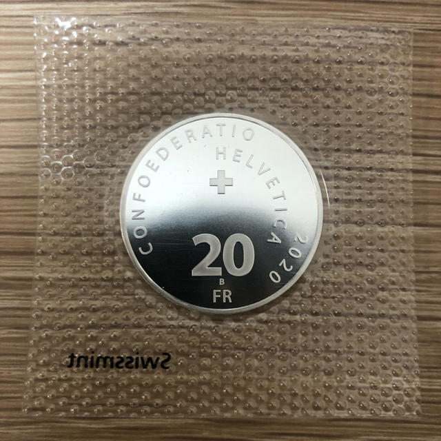 【入手困難】Silver coin Federer/フェデラー コイン 記念銀貨 スポーツ/アウトドアのテニス(その他)の商品写真