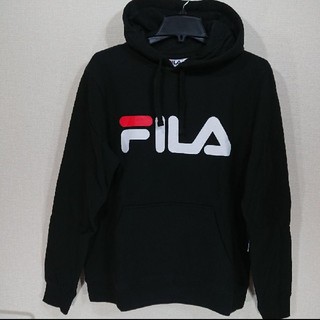 フィラ(FILA)の【M】FILA フィラ/プルオーバーパーカー/FIORI HOODIE/ブラック(パーカー)
