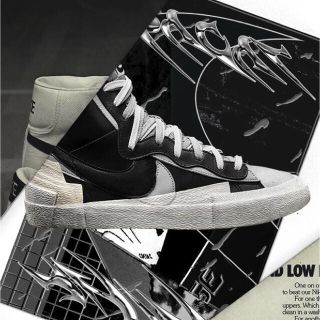 sacai - SACAI NIKE BLAZER MID black ナイキ ブレザー サカイの通販 ...