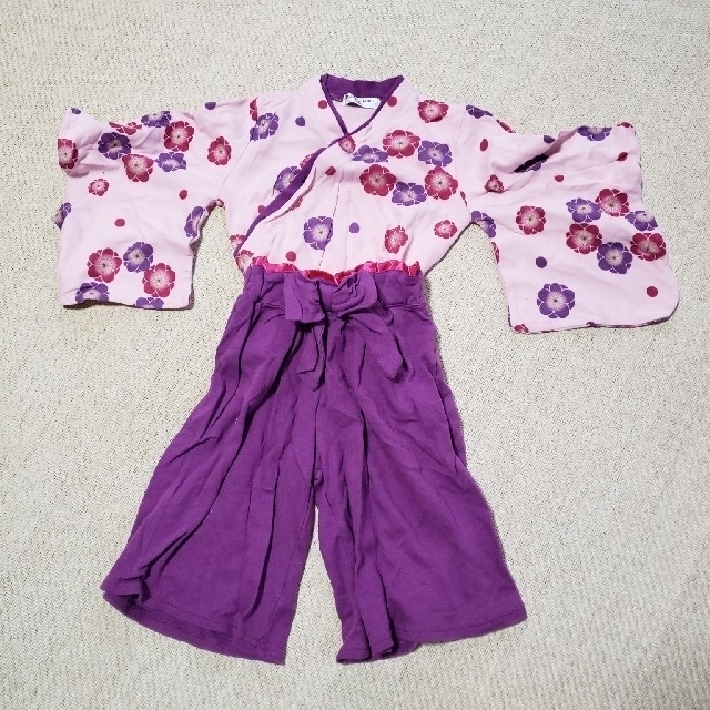 男女袴　80 90　(ya様　専用) キッズ/ベビー/マタニティのキッズ服女の子用(90cm~)(和服/着物)の商品写真