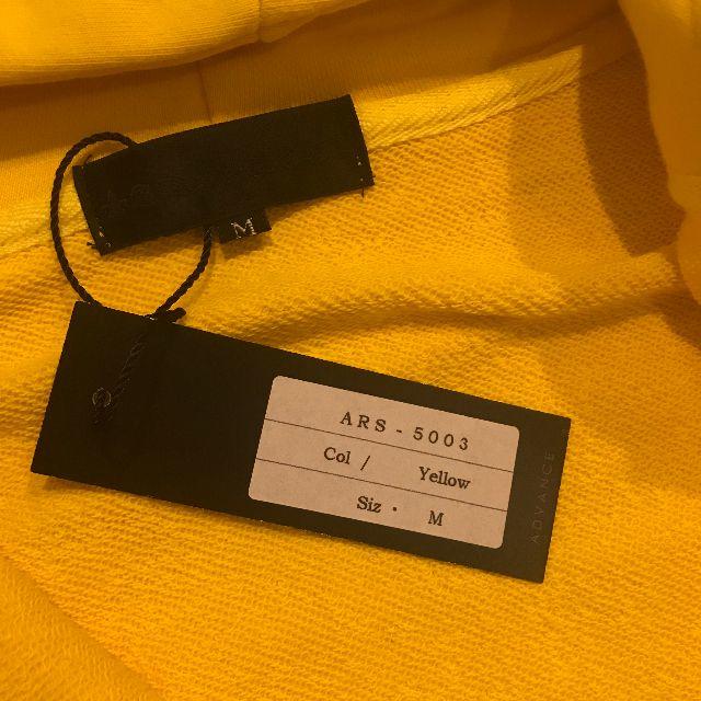 (ADVANCE)ZIP HOODIE yellow（新品未使用、送料込み）トップス