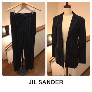 ジルサンダー(Jil Sander)の美品 JIL SANDER ジルサンダー パンツスーツ (スーツ)