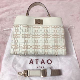 アタオ(ATAO)の24日までお値下げ中【アタオ 】リトルラボ・ルーク/アイボリー(ハンドバッグ)