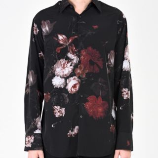 ラッドミュージシャン(LAD MUSICIAN)のラッドミュージシャン　18ss  フラワー　花柄　スタンダードシャツ　44 美品(シャツ)