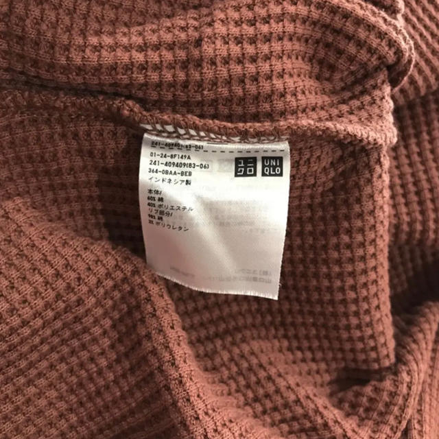 UNIQLO(ユニクロ)のUNIQLO ワッフルT 7分 レディースのトップス(Tシャツ(長袖/七分))の商品写真