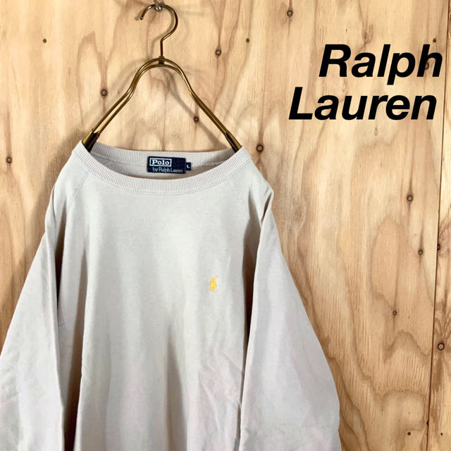 POLO RALPH LAUREN(ポロラルフローレン)の【2点おまとめ】Ralph Lauren スウェット ピンクベージュ メンズのトップス(スウェット)の商品写真