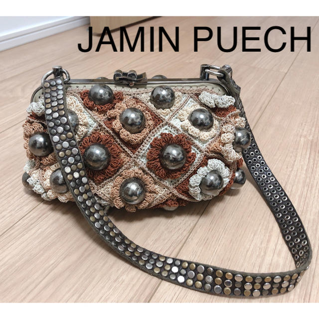 JAMIN PUECH(ジャマンピュエッシュ)のH.P.FRANCE購入 JAMIN PUECH スタッズバッグ レディースのバッグ(ショルダーバッグ)の商品写真