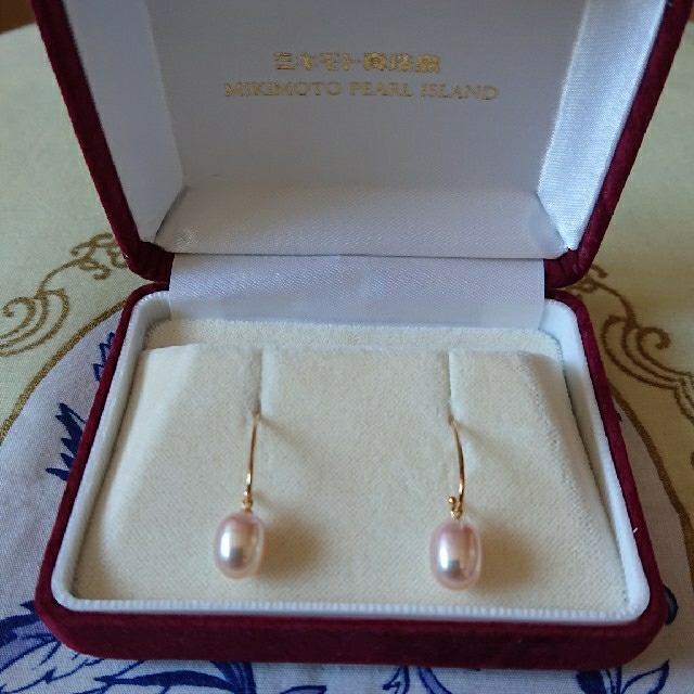 ミキモト Mikimoto ベビー ミニパール 真珠 18k 2Way ピアス