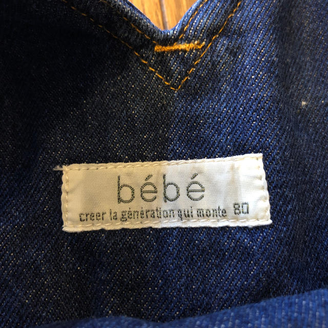 BeBe(ベベ)のbebe ジャンパースカート　80cm キッズ/ベビー/マタニティのベビー服(~85cm)(ワンピース)の商品写真