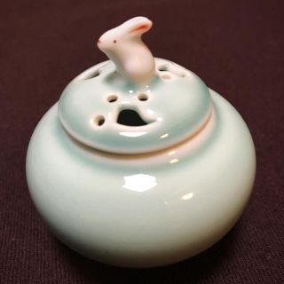 深川製磁 うさぎ香炉（新品・未使用）(お香/香炉)