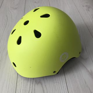 XJD子供用の自転車ヘルメット黄緑(M:55-57cm)(その他)