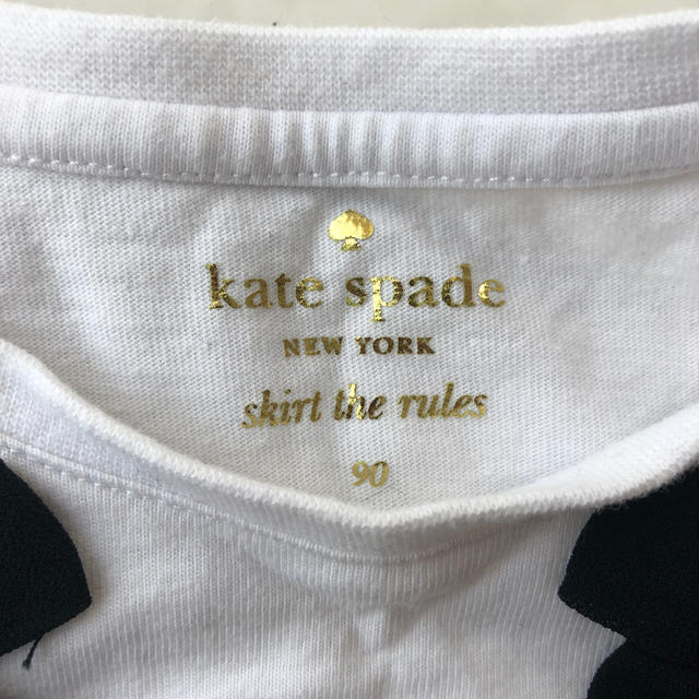 kate spade new york(ケイトスペードニューヨーク)の専用です！kate spade ケイトスペード　リボン　ロンT キッズ/ベビー/マタニティのキッズ服女の子用(90cm~)(Tシャツ/カットソー)の商品写真