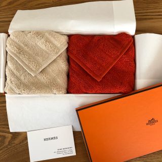 エルメス(Hermes)のeimy...♡様【新品　未使用】エルメスハンドタオル　2枚セット(ハンカチ)