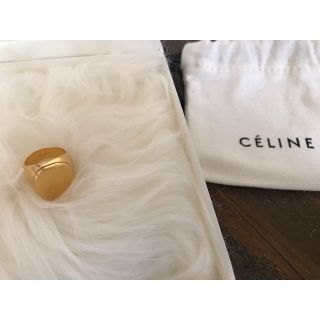 セリーヌ(celine)のceline シグネットリング　54 フィービー セリーヌ　ネックレス　(リング(指輪))