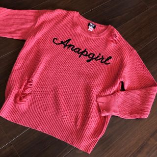 アナップキッズ(ANAP Kids)のけんけん様専用　ANAPGIRL ダメージ ニット セーター　M(ニット)