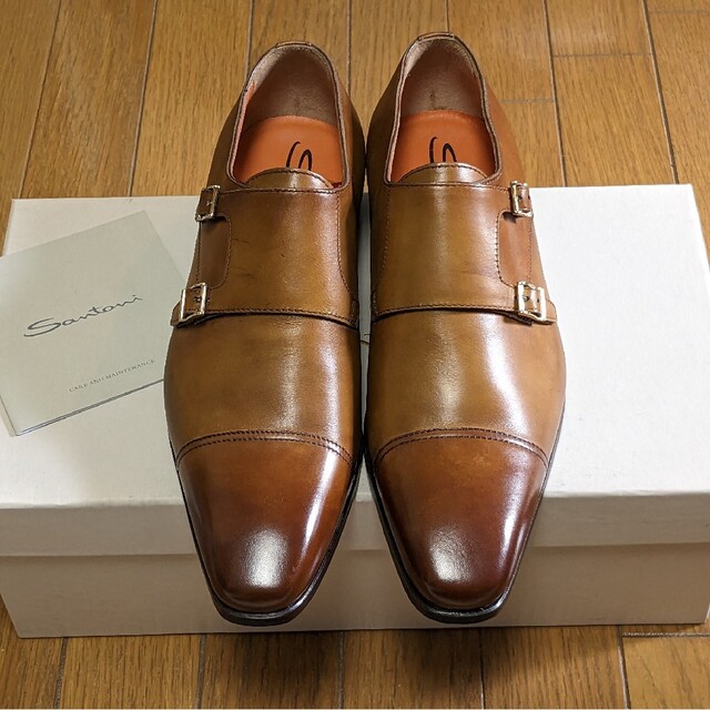 SANTONI サントーニ ビジネス・ドレスシューズ 5(23.5cm位) 茶系