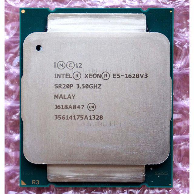CPU intel Xeon E5-1620 V3 4c8t 動作確認済