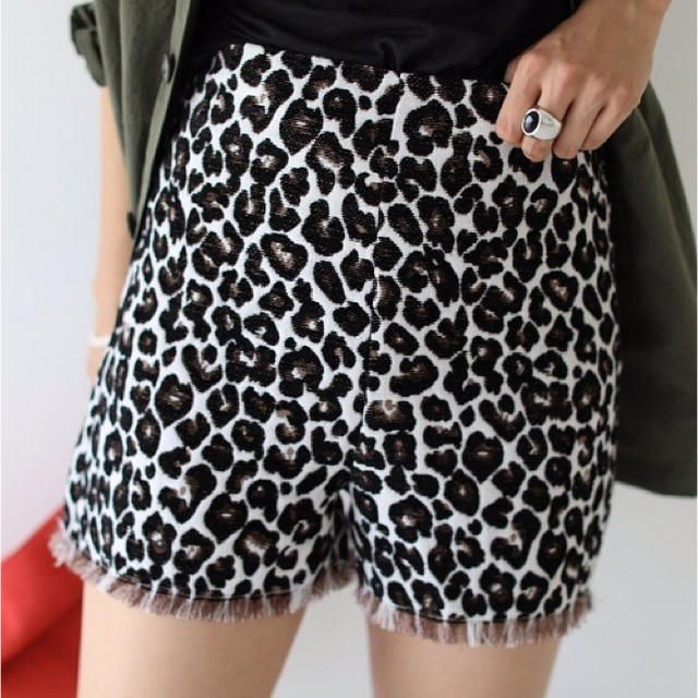 todayful leopard short pantsパンツ