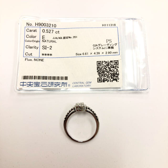 K18 ペアシェイプダイヤモンドリング レディースのアクセサリー(リング(指輪))の商品写真