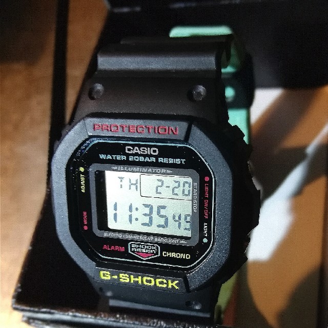 DW-5600CMB-1JF　G-SHOCK　ラスタカラー　メンズ　腕時計