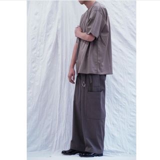 サンシー(SUNSEA)のuru 20ss COTTON GABARDINE  FATIGUE PANTS(スラックス)