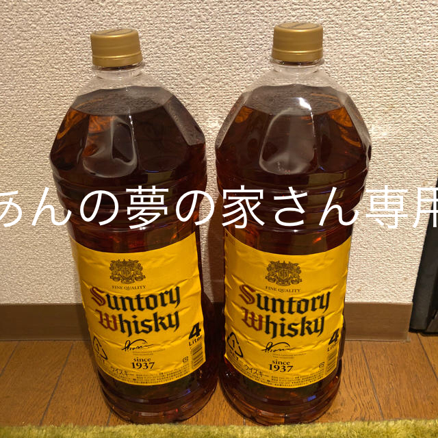 サントリー(サントリー)の角ウィスキー　4L 2本　 食品/飲料/酒の酒(ウイスキー)の商品写真