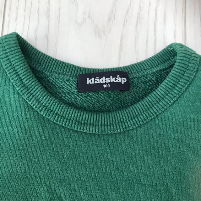 kladskap(クレードスコープ)のkladskap 電車トレーナー100cm キッズ/ベビー/マタニティのキッズ服男の子用(90cm~)(Tシャツ/カットソー)の商品写真