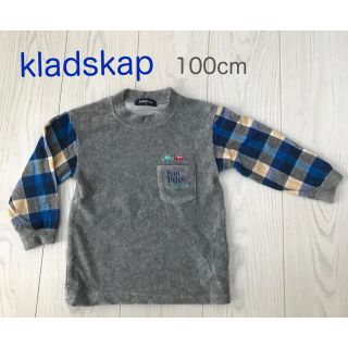 クレードスコープ(kladskap)のkladskap 車トレーナー　100(Tシャツ/カットソー)