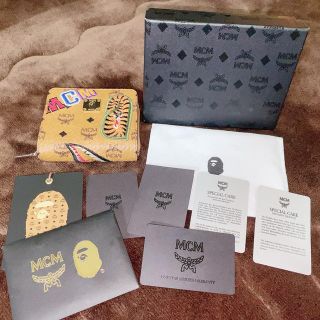 アベイシングエイプ(A BATHING APE)のMCM APE BAPE 二つ折り財布(折り財布)