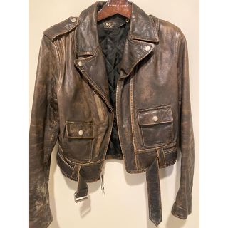 ラルフローレン(Ralph Lauren)のラルフ RRL ライダース ダブル レア(ライダースジャケット)