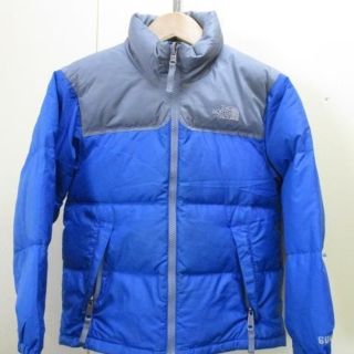 ザノースフェイス(THE NORTH FACE)のあやの様専用【良好】ノースフェイス　ダウン　600フィルパワー　キッズS　青　(ジャケット/上着)