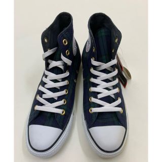 コンバース(CONVERSE)のCONVERS ALL STAR ハイカット　チェック　25.5センチ(スニーカー)