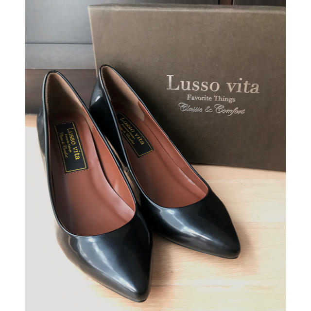 【未使用】Lusso vita パンプス 23cm nano universe