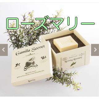 ガミラシークレット(Gamila secret)のローズマリー ソープ【新品】ガミラシークレット 洗顔石鹸 無添加(洗顔料)